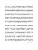 La Gerencia estratégica se define de manera general como la ciencia transversal