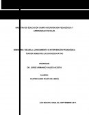 La escuela como institucion. Carta a un joven profesor