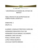PROYECTO DE ESTRATEGIAS DE COMPETIVIDAD LOGISTICA 1