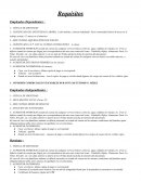 Requisitos Empleados Dependientes :