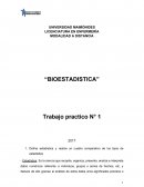 Trabajo “BIOESTADISTICA”