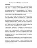 La importancia de hacer un borrador