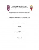 TECNOLOGÍAS DE INFORMACIÓN Y COMUNICACIÓN PRACTICA