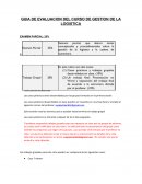 GUIA DE EVALUACION DEL CURSO DE GESTION DE LA LOGISTICA