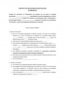 CONTRATO DE ASOCIACIÓN EN PARTICIPACIÓN DE INMUEBLES