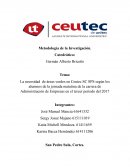 La necesidad de áreas verdes en Ceutec SC SPS según los alumnos de la jornada matutina de la carrera de Administración de Empresas en el tercer periodo del 2017