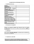 PLANEACIÓN DE UN PROGRAMA EDUCATIVO