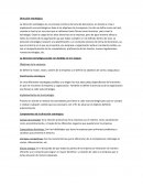 Direccion estrategica. Objetivos de la empresa