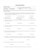 Examen diagnostico de relaciones humanas