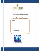 INFORME DE AUDITORIA DEL CAPITAL HUMANO