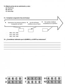 Cual es el uso de la quimica en diferentes expresiones artisticas