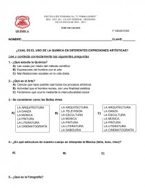 El artisticas es quimica diferentes expresiones cual la uso de en