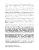 Acuerdos de Paz en Colombia y la posición entre el presidente Juan Manuel Santos y las Fuerzas Armadas Revolucionarias de Colombia
