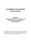 Invenstigacion de mercados internacionales