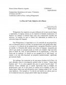Wittgenstein fue empirista con gran influencia de la intervención lógica y matemática