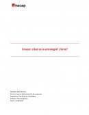 ¿Qué es la estrategia? ¿Sirve?