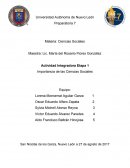 Importancia de las Ciencias Sociales