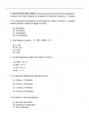 Actividad de matemáticas