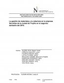 La gestión de materiales y la cobertura en la empresa Securitas de la ciudad de Trujillo en el segundo semestre del 2015