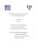 METODOLOGIA 1: METODOS CUANTITATIVOS PROYECTO: “LA BAJA AUTOESTIMA”