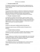 Se considera a la empresa como una persona jurídica e independiente de sus dueños (personas naturales o jurídicas)