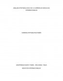 ANALISIS EPISTEMOLOGICO DE LA CARRERA DE NEGOCIOS INTERNACIONALES