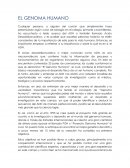 Ensayo acerca de el Genoma Humano