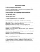 Administración general modelo parcial