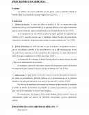 PROCEDIMIENTO ARBITRAL