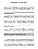 Como fue el I Gobierno de Alan Garcia