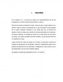 En la práctica no. 2 se busca por medio de la descarboxilación de una sal conjugada de un ácido carboxílico para obtener un alcano.