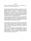 TEMA: ¿SE DEBE PROHIBIR EL USO DE LOS CELULARES EN LAS ESCUELAS, COLEGIOS Y UNIVERSIDADES?