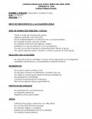 BREVE INFORME RESPECTO A LAS SIGUIENTES ÁREAS: