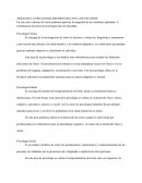 CUALES SON LAS AREAS DE LA PSICOLOGÍA REFERENTES CON CASO DE GENIE