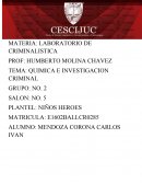 Como es la Quimica forense