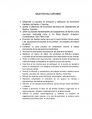 OBJETIVOS DEL CERTAMEN