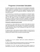 Programa Universidad Saludable