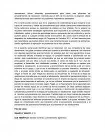 Proyecto de enseñanza de Matemáticas primer grado de educación secundaria: Problemas multiplicativos. Página 4