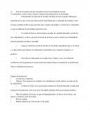 Proceso de producción para la producción de la mermelada de acerola