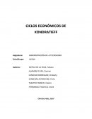CICLOS ECONÓMICOS DE KONDRATIEFF