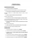 CUESTIONARIO CAPITULO 1 LA CIENCIA ECONOMICA