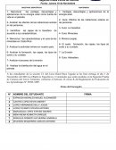Segunda Prueba Parcial de Ciencias