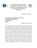 Informe final del PNCE
