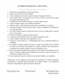 Acuerdos internos de la asignatura