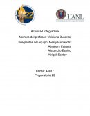 Integradora español Actividad