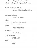 Trabajo Práctico Dual de: Lengua y Literatura Castellana