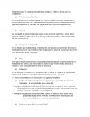 La lectura “la empresa como problema ecológico”, defina y discuta con sus compañeros: