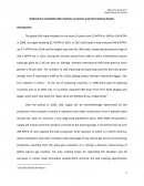 Outlook for worldwide LNG markets: economic and international factors