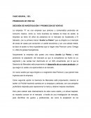 PROMOCION DE VENTAS DECISIÓN DE INVESTIGACIÓN Y PROMOCION DE VENTAS