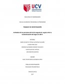 Actitudes de las personas frente a la contaminacion del Agua en 2017